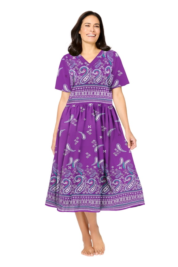 Plus Size Crinkle Cotton Lounger