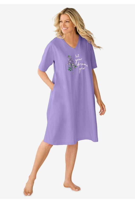 Women's Plus Size Graphic Sleepshirt