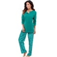 thumbnail image 1 of Only Necessities Plus Size Henley PJ Set, 1 of 5