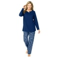 thumbnail image 1 of Only Necessities Plus Size Henley PJ Set, 1 of 6