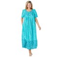 thumbnail image 1 of Only Necessities Women's Plus Size Petite Bib Front Lounger, 1 of 6