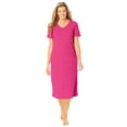 thumbnail image 1 of Only Necessities Plus Size Ribbed Sleepshirt, 1 of 6