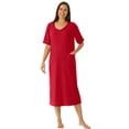 thumbnail image 1 of Only Necessities Plus Size Ribbed Sleepshirt, 1 of 5