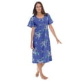 thumbnail image 1 of Only Necessities Plus Size Short Pintuck Knit Gown, 1 of 5