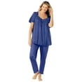 thumbnail image 1 of Only Necessities Plus Size Silky 2-Piece PJ Set, 1 of 3