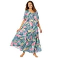 thumbnail image 1 of Only Necessities Plus Size Sweeping Printed Lounger, 1 of 3