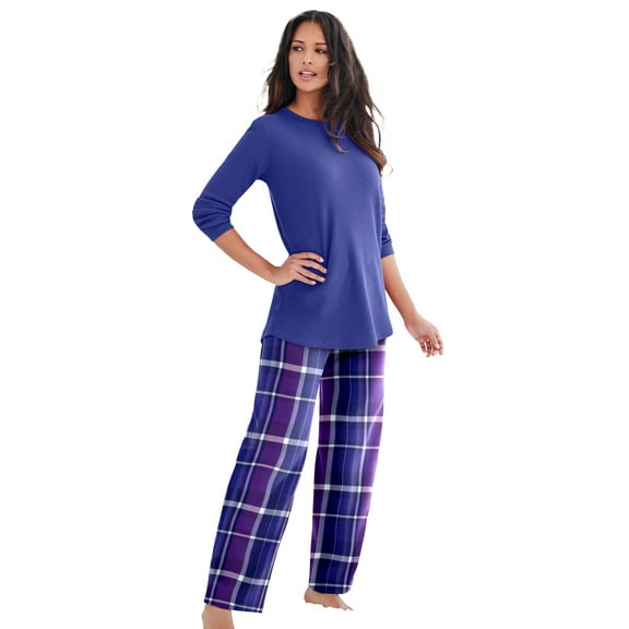 Only Necessities Plus Size Thermal PJ Set