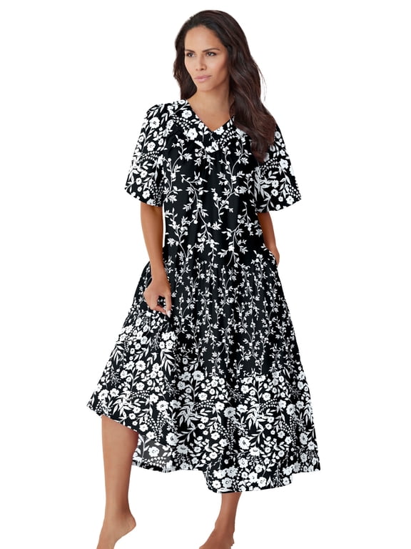 Plus Size Tiered Print Lounger