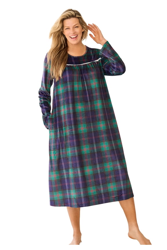 Plus Size Velour Gown