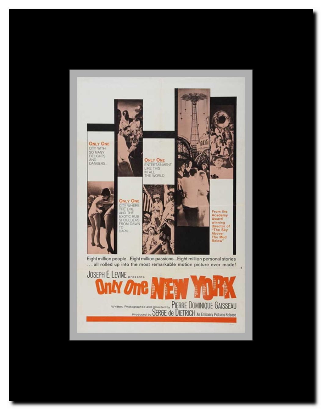 Only One New York Framed Movie Poster