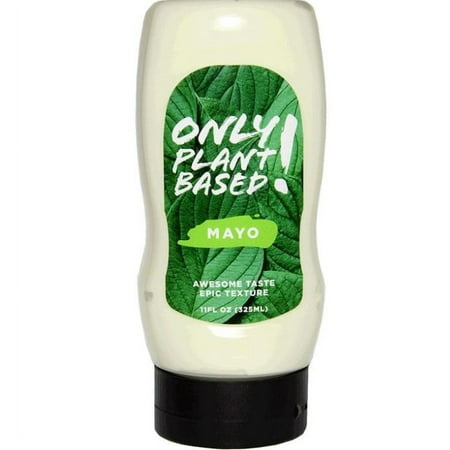 Only Plant Based Vegan Mayonnaise, Original, Squeeze Bottle, 11 Fl Oz - Pack Of 3