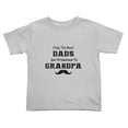thumbnail image 1 of Only The Best Dads Get Promoted to Grandpa Cute Toddler T-Shirts for Boys Girls (Gray, 3T), 1 of 5