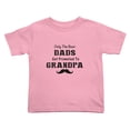 thumbnail image 1 of Only The Best Dads Get Promoted to Grandpa Cute Toddler T-Shirts for Boys Girls (Pink, Youth L), 1 of 5
