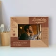 thumbnail image 1 of Only The Best Dads Let Their Children Fly, Thank You For Giving Me Wings Personalized Wooden Frame-5" x 3 1/2" Brown Horizontal, 1 of 1