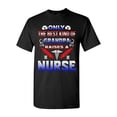 thumbnail image 1 of Only The Best Kind Of Grandpa Raises A Nurse Funny Gift DT Adult T-Shirt Tee, 1 of 2