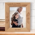 thumbnail image 1 of Only The Best Moms Get Promoted To Grandma Personalized Wooden Frame 8" x 10" Brown (Vertical), 1 of 1