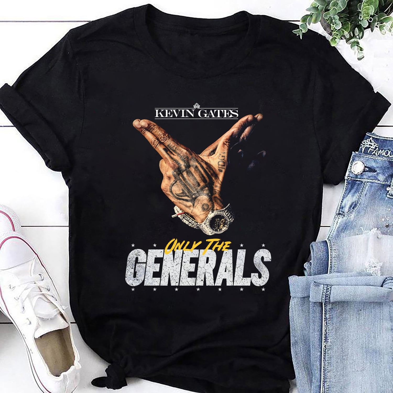 Only The Generals Tour 2024 Kevin Gates TShirt, Kevin Gates Merch