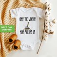 thumbnail image 1 of Only The Worthy My Pick Me Up Onesie, Funny Baby Onesie, Cute Baby Bodysuit, Baby Shower Gift Cool Baby Clothing, Cute Baby Onesie, BABY BODYSUIT LAT 4424, 1 of 3