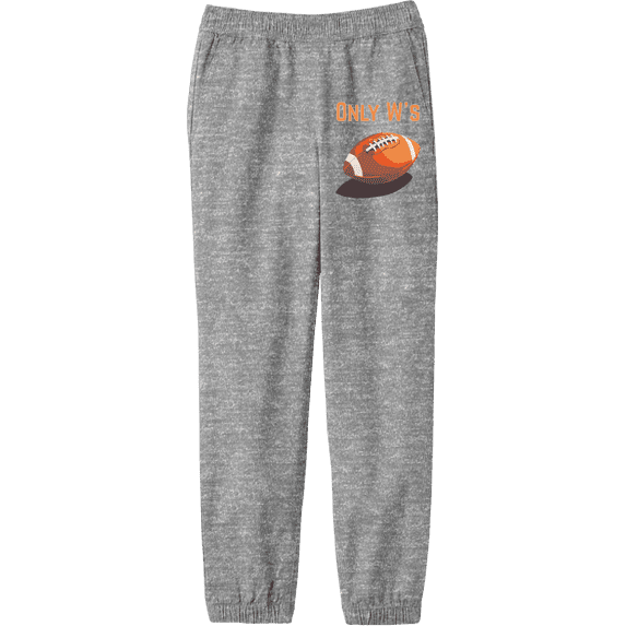 Only W's American Football Youth Heather Gray Jogger Pants-Medium