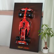 Only Wall Mount, Lego 42207 Not Included Display Wall Mount for Lego 42207 SF-24 F1 Car