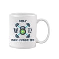 thumbnail image 1 of Only Wod Can Judge Me Mug Unisex's -Image by Shutterstock, 1 of 4