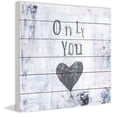 thumbnail image 1 of "Only You" Painting Print on White Wood, 1 of 4