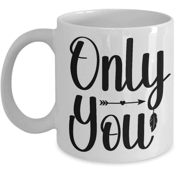 Only You Valentine's Coffee Mug, Boyfriend Birthday, Gifts For Her Him, Anniversary Gifting, Romantic Gifts, Wedding Gifting, Bridal Gifting, Christma