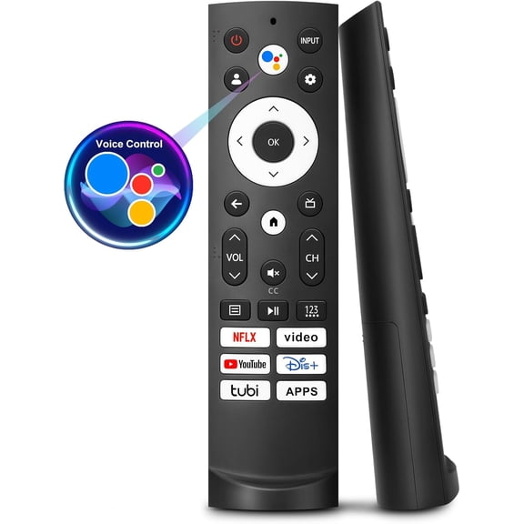 Only for Hisense Google Smart TV Voice Remote Replacement 4K QLED UHD Mini-LED Quantum ULED Series Remotes Control - 1 Year Warranty