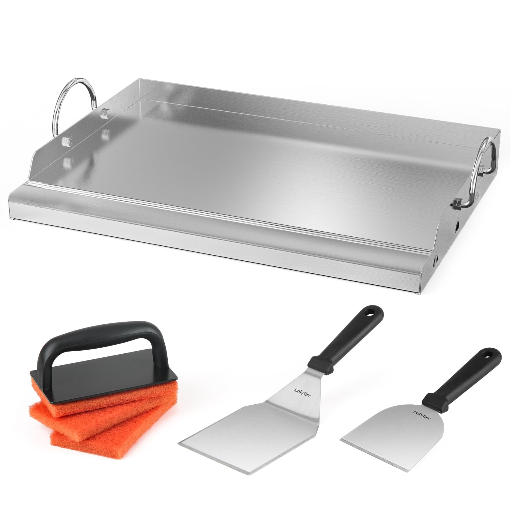 Plancha en acier inoxydable de Napoléon - BBQ Prestige