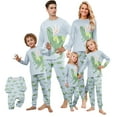 thumbnail image 1 of Onlypjs Easter Family Matching Pajamas Set Bunny-Eared Dinosaur Print – Soft Long Sleeve Sleepwear for Men and Women, Cozy Loungewear, 1 of 7