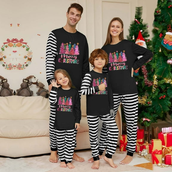 Onlypjs Family Matching Christmas Pajamas Sets – Festive Holiday Sleepwear for Women, Men, Couples
