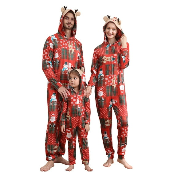 Onlypjs Family Matching Christmas Pajamas Sets – Holiday Reindeer, Santa & Festive Prints – Matching Pajamas for Women, Men, Couples