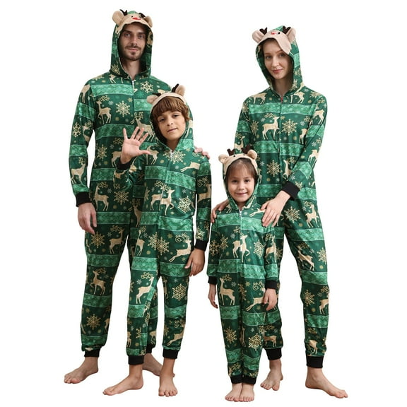 Onlypjs Family Matching Christmas Pajamas Sets – Holiday Reindeer, Santa & Festive Prints – Matching Pajamas for Women, Men, Couples