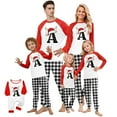 thumbnail image 1 of Onlypjs Family Matching Christmas Pajamas with Monogram A–Z – Holiday Sleepwear for Women, Men, Couples, 1 of 3