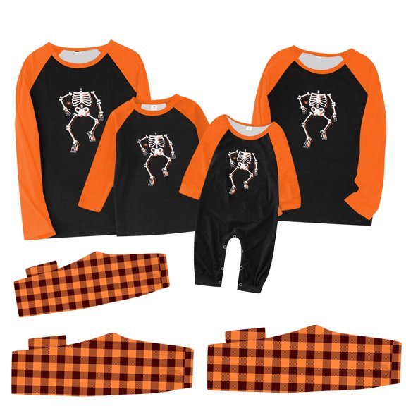 Onlypjs Halloween Family Matching Pajamas Set for Men, Women and Couples – Boo, Pumpkin & Fall Themed PJs – Long Sleeve Sleepwear & Loungewear