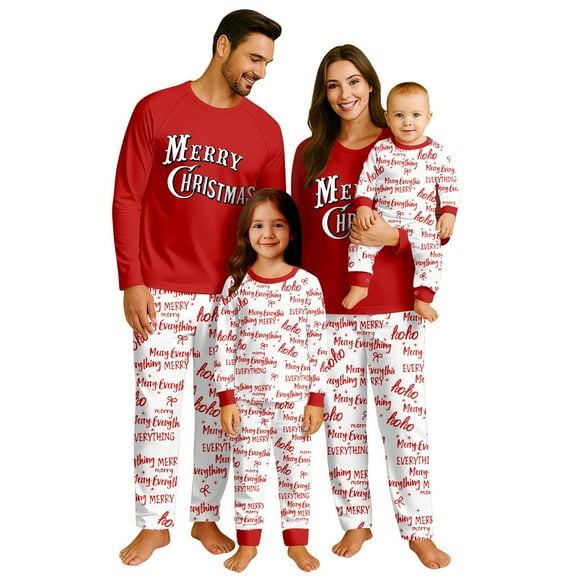 Onlypjs Matching Family Christmas Pajamas for Men, Women and Couples– Holiday Sleepwear Sets, Perfect for Couples and Family