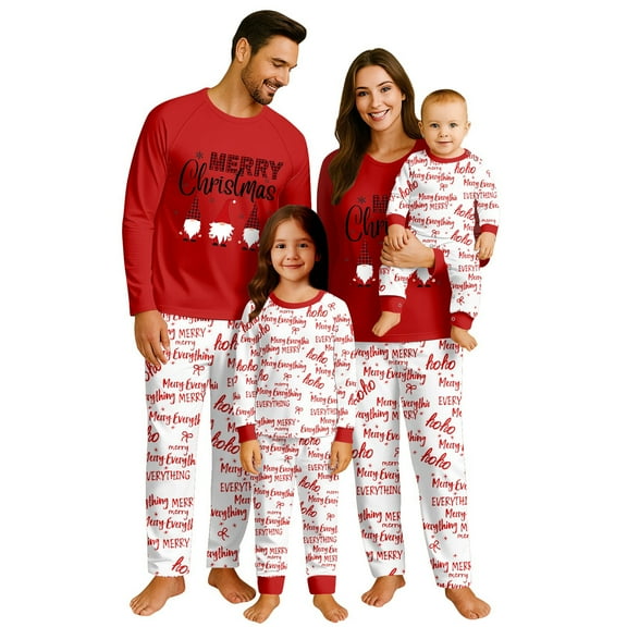 Onlypjs Matching Family Christmas Pajamas for Men, Women and Couples– Holiday Sleepwear Sets, Perfect for Couples and Family