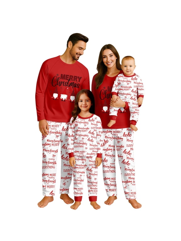 Onlypjs Matching Family Christmas Pajamas for Men, Women and Couples– Holiday Sleepwear Sets, Perfect for Couples and Family