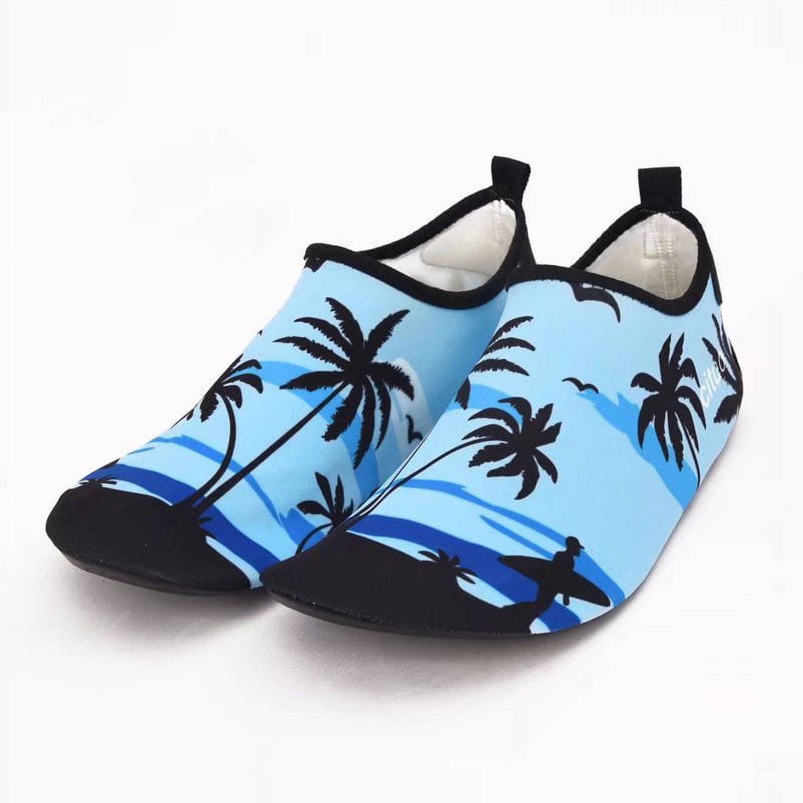 Onmygogo Aqua Socks, Lightweight Wetsuit Booties for Beach Swim, Yoga ...