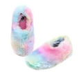 thumbnail image 1 of Onmygogo Fuzzy Winter Indoor Slippers for Women (7-8 B(M) US, multicolor), 1 of 1
