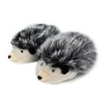 thumbnail image 1 of Onmygogo Indoor Fuzzy Winter Animal Plush Slippers for Women and Men(Size 7-8.5,hedgehog), 1 of 1