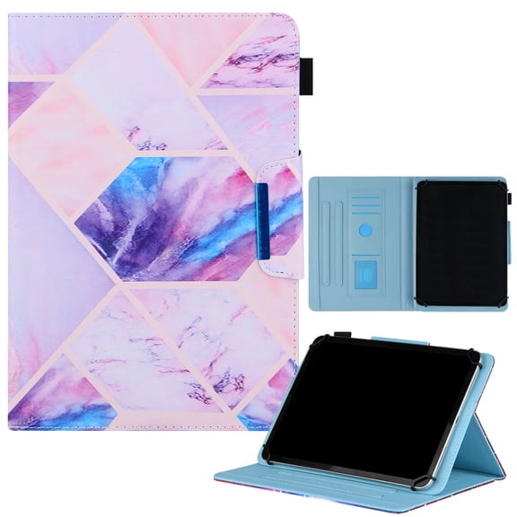 For Onn 10.1" 10.5"/ iPad 9.7 2017 2018/ iPad Air 1 2/ Samsung Galaxy / Rca/ Fire HD 10 2015 & 2017/ Tab A 10.1 and More 10.1" Tablet, Allytech PU Leather Universal Case for All 9.5 - 10.5 inch Tablet