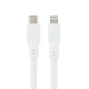 onn 10ft Lightning to USB-C Charging Cable, Fast Charging, MFI Certified, White - Compatible with iPhone 14/13/12/11/X/XR/XS/8/7/6/5, iPad, Airpods and more