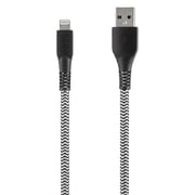 onn 10ft Lightning to USB-A Braided Charging Cable, MFI certified, Black - Compatible with iPhone 14/13/12/11/X/XR/XS/8/7/6/5, iPad, Airpods and more