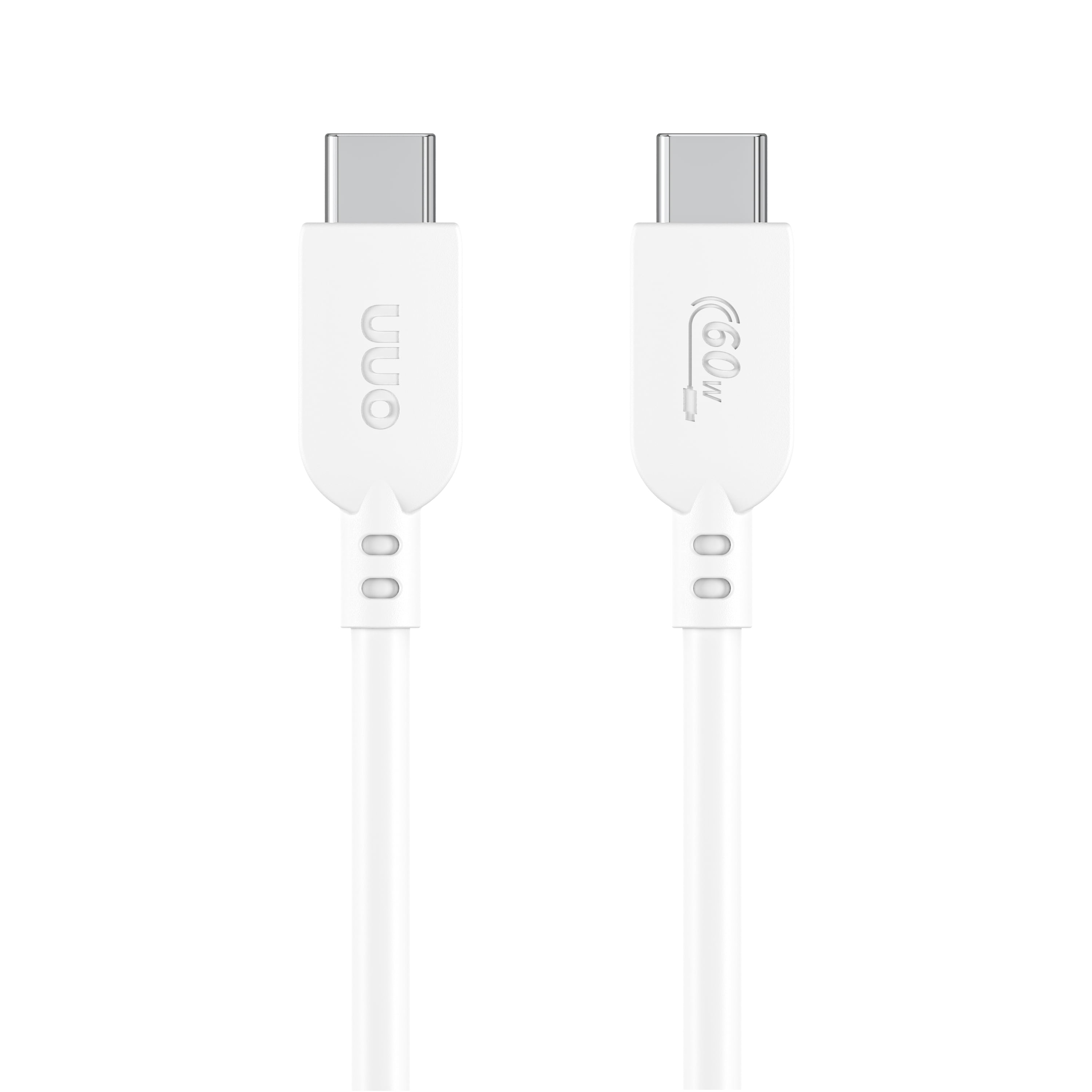 onn 10 feet USB-C to USB-C Charging Cable, Fast Charging, USB-IF Certified, White - Compatible with iPhone 17/16/15 Series, Samsung Galaxy, Note, Pixel Devices iPad Pro, & More