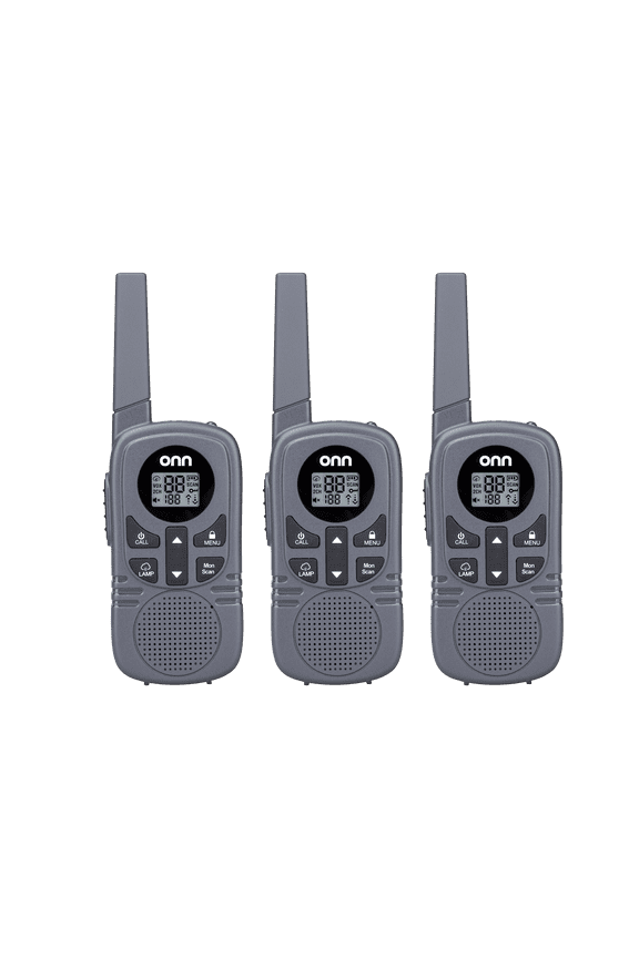 Two-Way Radios Walkie Talkies with LED Light, 22 FRS Channels, Up to 23 Mile Range, 3 Count