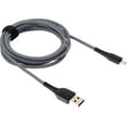 thumbnail interactive-video image 1 of onn 6ft Micro-USB to USB Braided Charging Cable, Black, 1 of 9