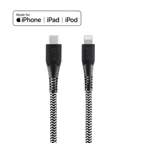 onn 6ft Lightning to USB-C Charging Cable, MFI Certified, Fast Charging, Black