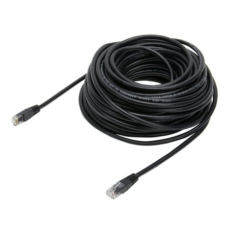onn 75' cat6 networking cable, black