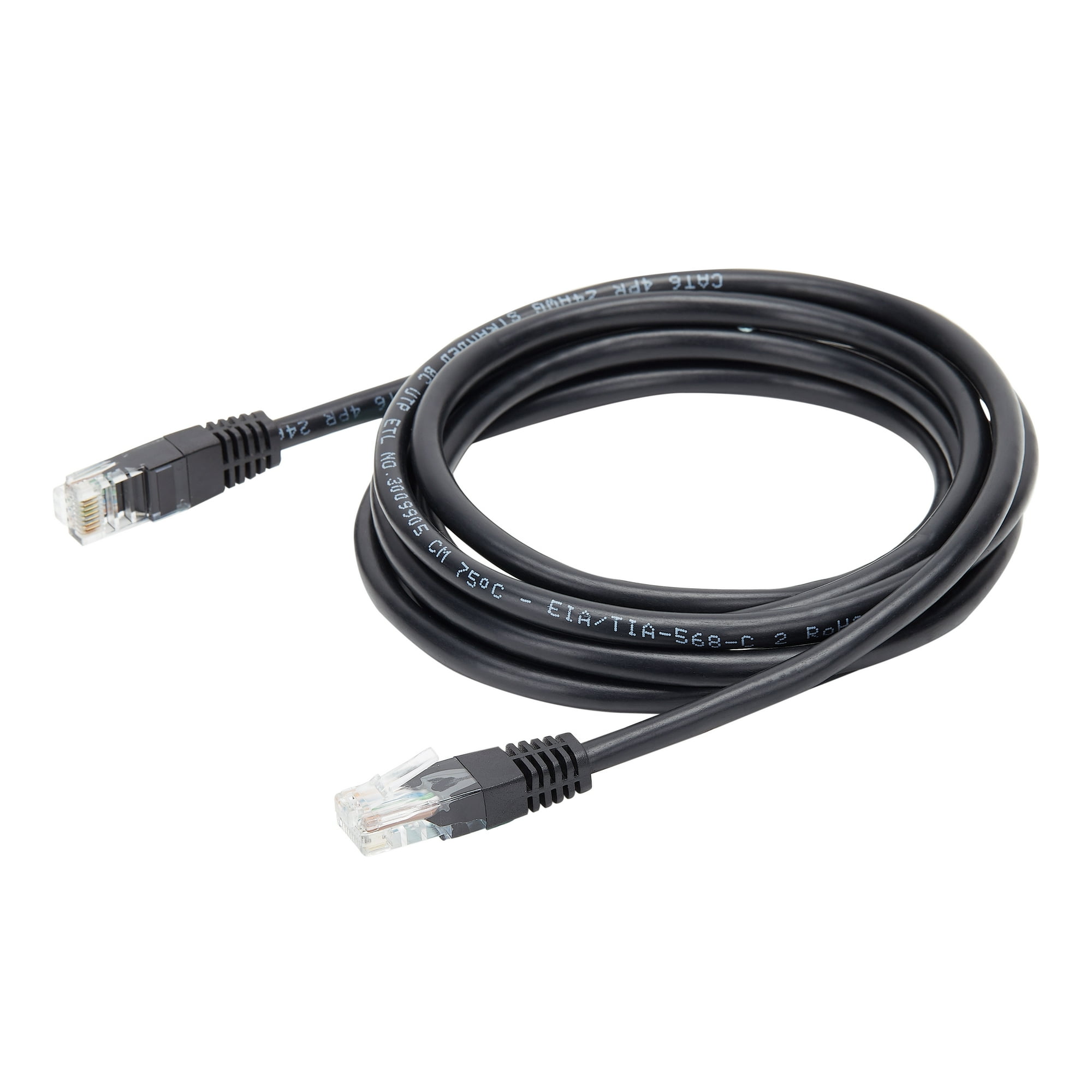 onn 7' CAT6 Networking Cable, Black